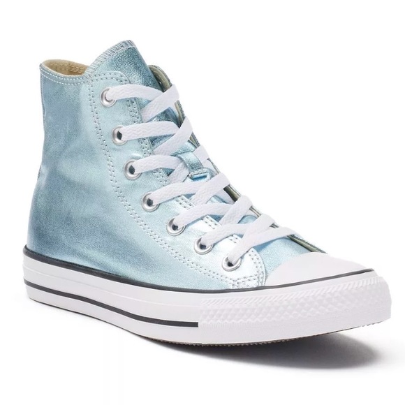 Unisex Men Women Converse Metallic High Top New - Picture 3 of 8